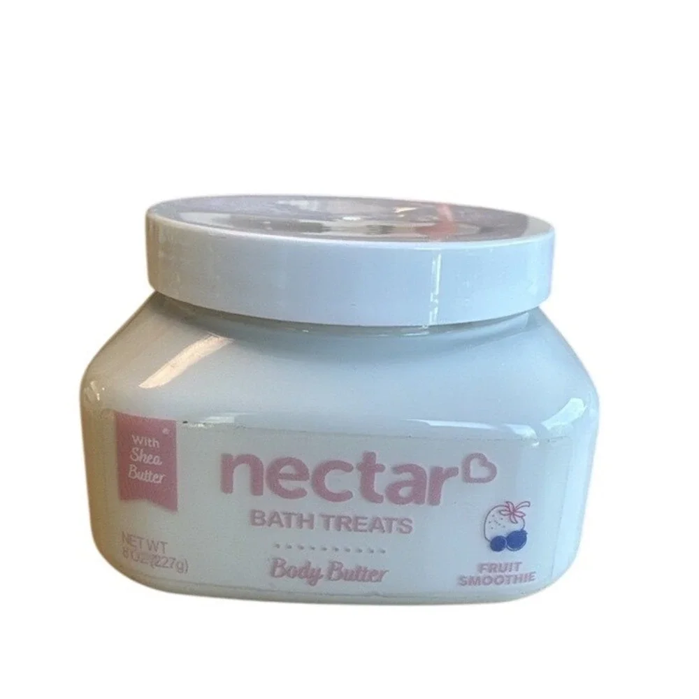 Nectar Bath Treats Fruit Smoothie Body Butter w/‎ Shea Butter & Avocado Oil 8oz